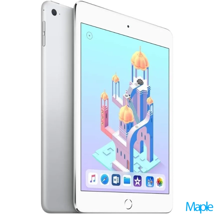 Apple iPad Mini 7.9-inch 4th Gen A1550 White/Silver - Cellular - Image 5