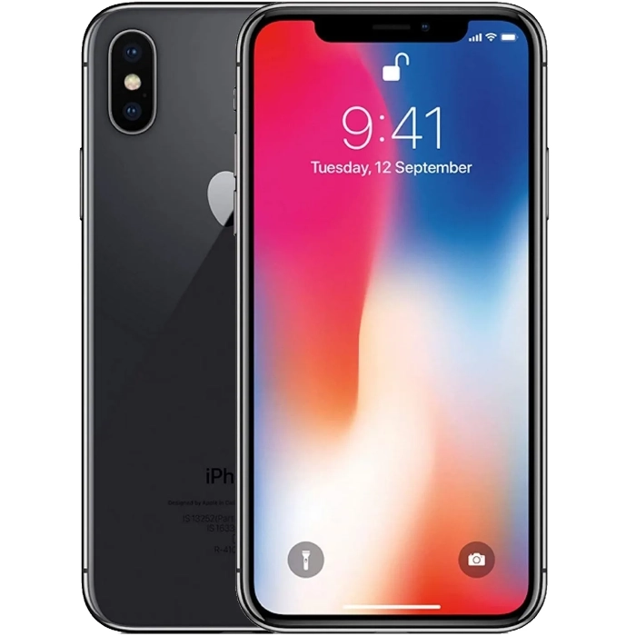 Apple iPhone X ブラック 5.8インチ Refurbished Apple iPhone X 5.8-inch Space Grey - Unlocked