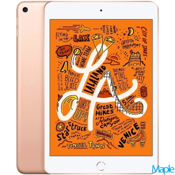 YJEGD完動品iPad mini5(A2133)本体64GBゴールド送料込 Refurbished Apple iPad Mini 7.9-inch 5th Gen A2133 White/Gold - WIFI