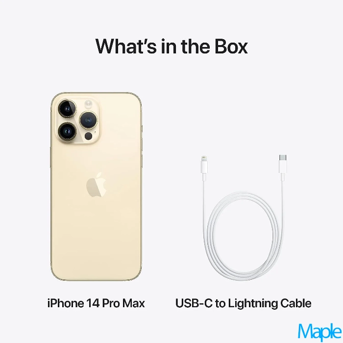 Apple iPhone 14 Pro Max 6.7-inch Gold - Unlocked - Image 3