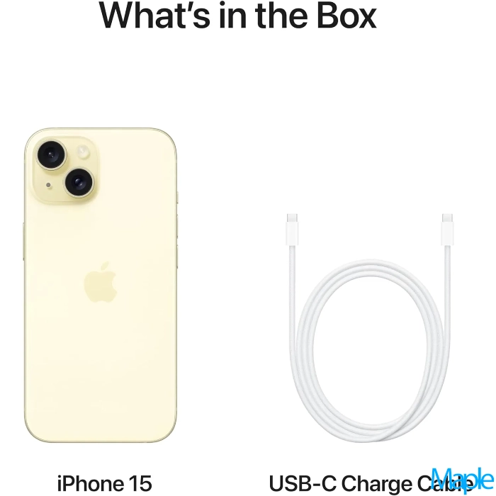 Apple iPhone 15 6.1-inch Pale Yellow - Unlocked - Image 3