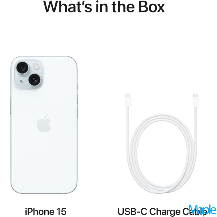 Apple iPhone 15 6.1-inch Pale Blue - Unlocked - Image 3