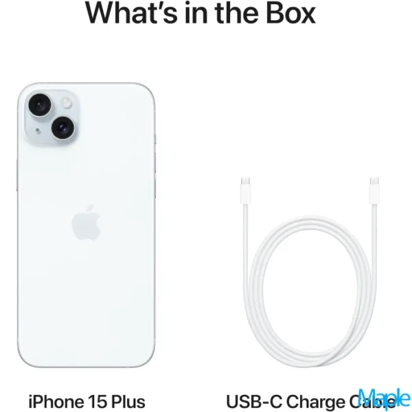 Refurbished Apple iPhone 15 Plus 6.7-inch Pale Blue - Unlocked