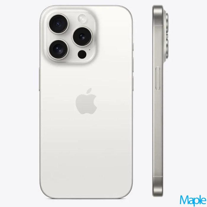 Apple iPhone 15 Pro 6.1-inch White Titanium - Unlocked - Image 5