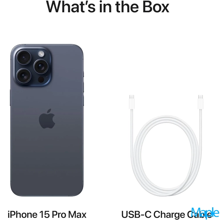 Apple iPhone 15 Pro Max 6.7-inch Blue Titanium - Unlocked - Image 3
