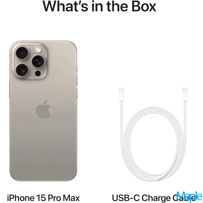 Apple iPhone 15 Pro Max 6.7-inch Natural Titanium - Unlocked - Image 3