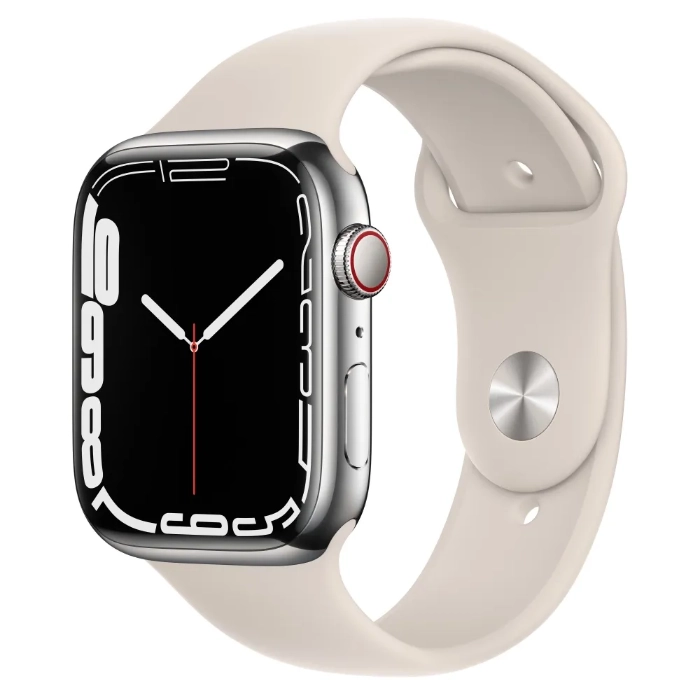Apple Watch Series 7 45mm Stainless Steel Silver A2478 32GB GPS+Cellular