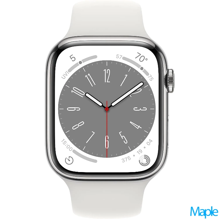 Apple Watch Series 8 45mm Stainless Steel Silver A2775 32GB GPS+Cellular - Image 2