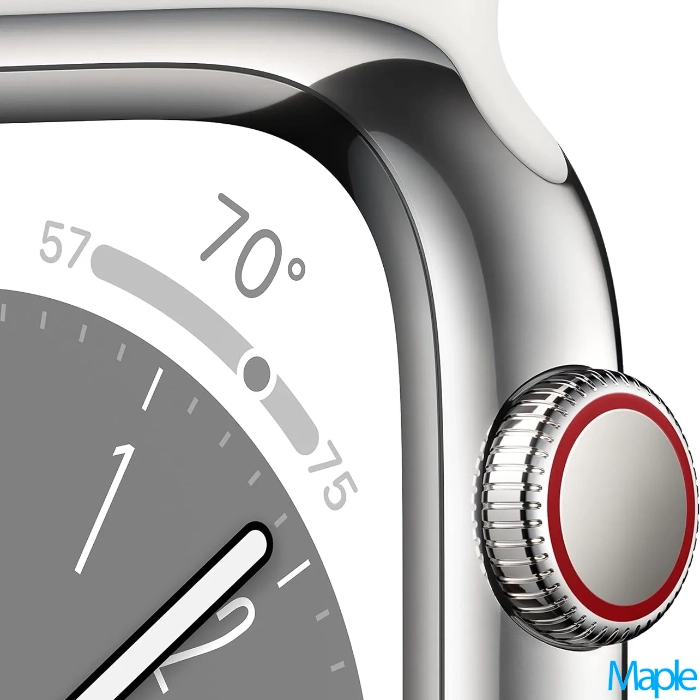 Apple Watch Series 8 45mm Stainless Steel Silver A2775 32GB GPS+Cellular - Image 4