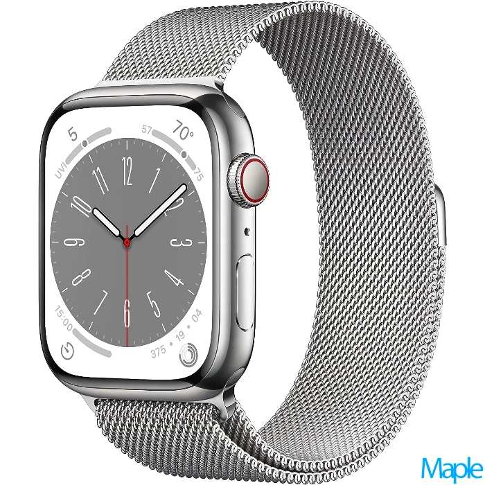 Apple Watch Series 8 45mm Stainless Steel Silver A2775 32GB GPS+Cellular - Image 6
