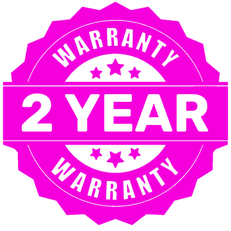2 Year Peace of Mind Warranty